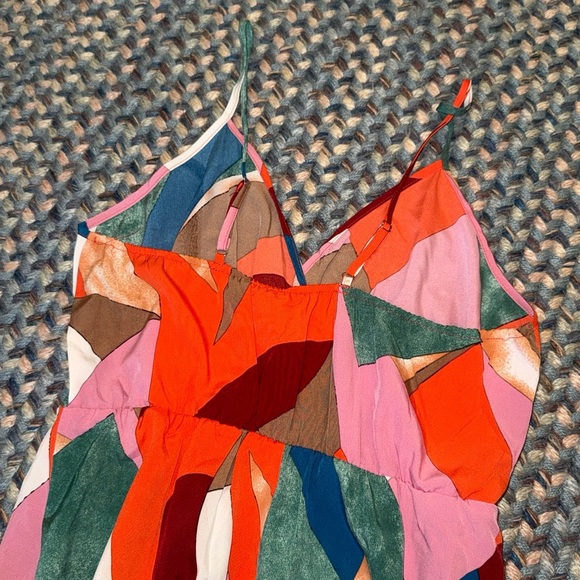 SHEIN Multicolor Maxi Dress Sz S EUC - Picture 6 of 6